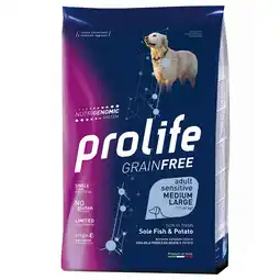 Zooplus 10kg Vis & Aardappelen Adult M/L Graanvrij Prolife Droog Hondenvoer aanbieding