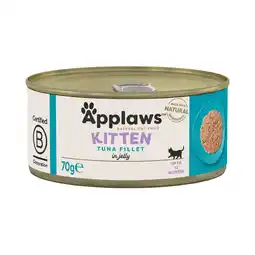 Zooplus 6x70g in Gelei Kitten Tonijn Applaws Kattenvoer aanbieding