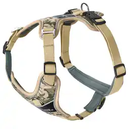 Zooplus HUNTER Harnas Divo Camouflage, beige maat L: 72-100cm buikomtrek hond aanbieding