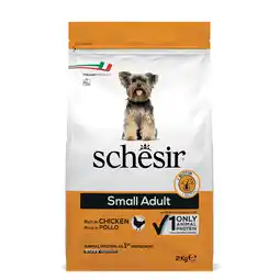 Zooplus 2kg Schesir Dog Small Adult met kip droogvoer aanbieding
