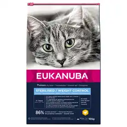 Zooplus 10kg Sterilised / Weight Control Adult Eukanuba Kattenvoer aanbieding