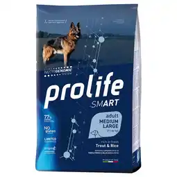 Zooplus Prolife Smart Adult Medium / Groot Forel & Rijst aanbieding