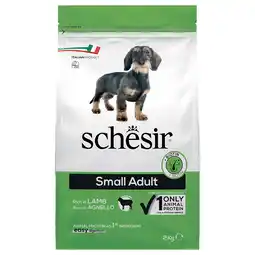 Zooplus 2kg Schesir Dog Small Adult met lam droogvoer voor honden aanbieding