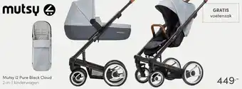 Baby & Tiener Mutsy i2 Pure Black Cloud 2-in-1 kinderwagen aanbieding