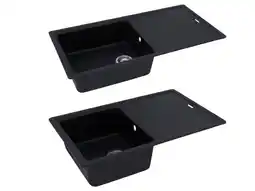 Lidl Respekta Cristalite Granit inbouw wasbak Columbia (78 x 50 cm) aanbieding