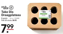 Sligro Take Dis Draagplateau aanbieding