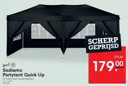Sligro Sediamo Partytent Quick Up aanbieding