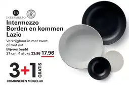 Sligro Intermezzo Borden en kommen Lazio aanbieding