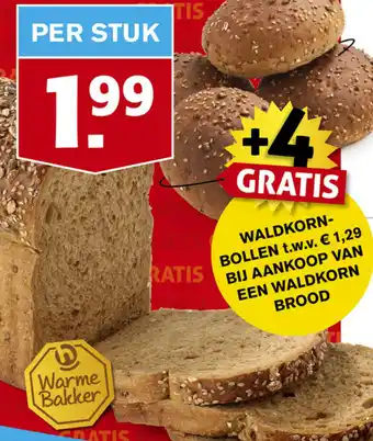 Hoogvliet Bij aankoop van een waldkorn brood aanbieding