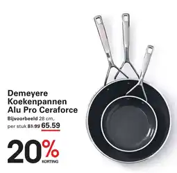 Sligro Demeyere Koekenpannen Alu Pro Ceraforce aanbieding