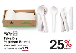 Sligro Take Dis Papieren Bestek aanbieding