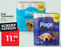 Sligro Page Toiletpapier aanbieding
