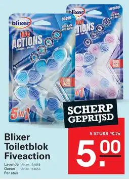 Sligro Blixer Toiletblok Fiveaction aanbieding