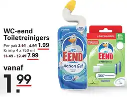 Sligro WC-eend Toiletreinigers aanbieding