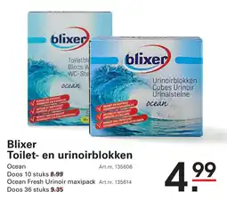 Sligro Blixer Toilet en urinoirblokken aanbieding