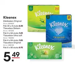 Sligro Kleenex aanbieding