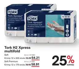 Sligro Tork H2 Xpress multifold aanbieding