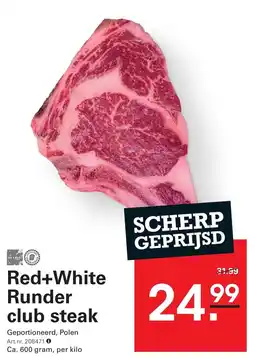 Sligro Red+White Runder club steak aanbieding
