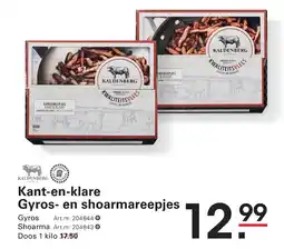 Sligro Kant-en-klare Gyros en shoarmareepjes aanbieding