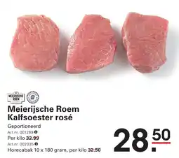Sligro Meierijsche Roem Kalfsoester rosé aanbieding