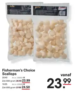 Sligro Fisherman's Choice Scallops aanbieding