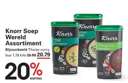Sligro Knorr Soep Wereld Assortiment aanbieding