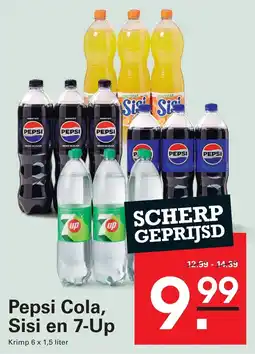 Sligro Pepsi Cola, Sisi en 7-Up aanbieding