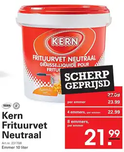 Sligro Kern Frituurvet Neutraal aanbieding