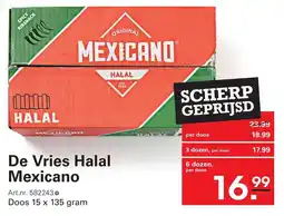 Sligro De Vries Halal Mexicano aanbieding