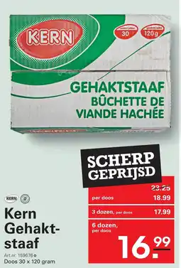Sligro Kern Gehaktstaaf aanbieding