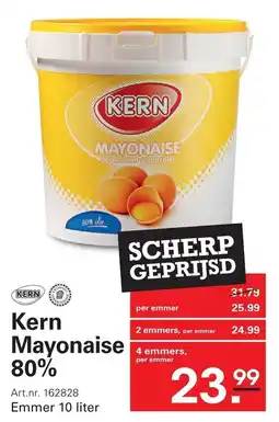 Sligro Kern Mayonaise 80% aanbieding
