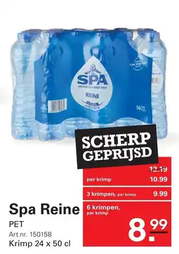 Sligro Spa Reine aanbieding