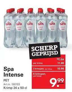 Sligro Spa Intense aanbieding