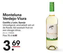 Sligro Monteluna Verdejo-Viura aanbieding