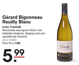 Sligro Gérard Bigonneau Reuilly Blanc aanbieding