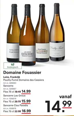 Sligro Domaine Fouassier aanbieding