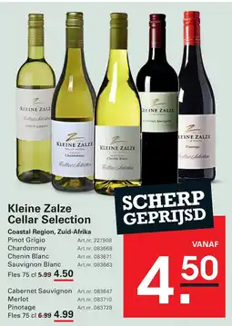 Sligro Kleine Zalze Cellar Selection aanbieding