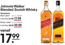 Sligro Johnnie Walker Blended Scotch Whisky aanbieding