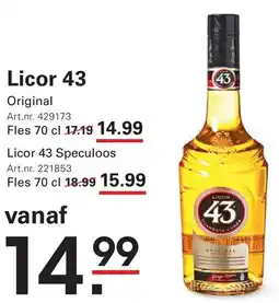 Sligro Licor 43 aanbieding
