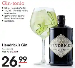 Sligro Hendrick's Gin aanbieding