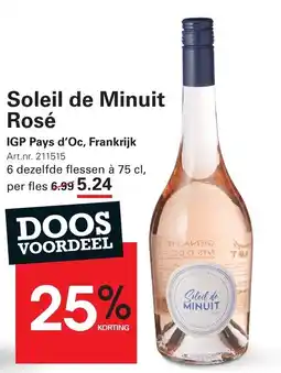 Sligro Soleil de Minuit Rosé aanbieding