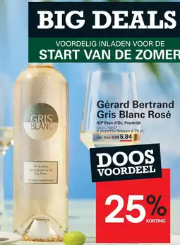 Sligro Gérard Bertrand Gris Blanc Rosé aanbieding