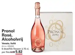 Sligro Pronol Rosé, Alcoholvrij aanbieding