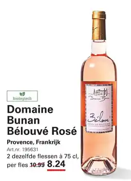 Sligro Domaine Bunan Bélouvé Rosé aanbieding