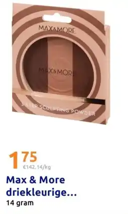Action Max & More driekleurige aanbieding