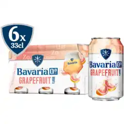 Albert Heijn Bavaria Grapefruit flavour 0.0 6-pack aanbieding