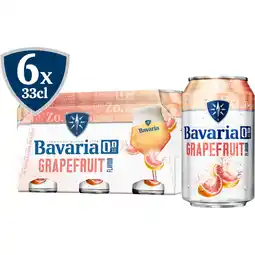 Albert Heijn Bavaria Grapefruit flavour 0.0 6-pack aanbieding