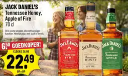 Dirck 3 Jack Daniel's Tennessee Honey, Apple of Fire aanbieding