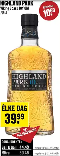 Dirck 3 Highland Park Viking Scars 10Y Old aanbieding