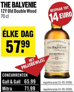 Dirck 3 The Balvenie 12Y Old Double Wood aanbieding